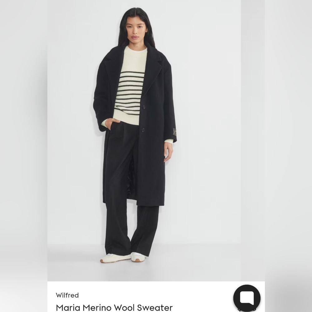 Aritzia Wilfred Striped sweater - Picture 1 of 4